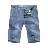 Pantalones cortos vaqueros azules vintage para hombre
